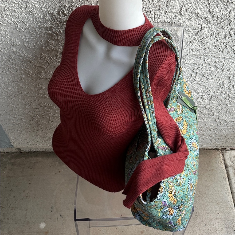 VERA BRADLEY Hathaway Tote 50299-20256 Gemstone Paisley-brand new, never used. - Picture 9 of 14